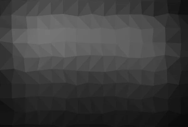 Dark Silver Gris Vecteur Abstrait Texture Polygonale — Image vectorielle