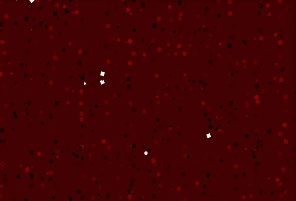 Světle Červená Vektorová Obálka Polygonálním Stylu Kruhy — Stockový vektor