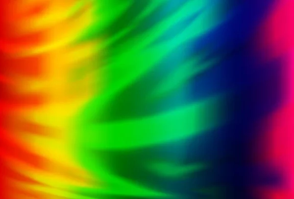 Ljus Flerfärgad Rainbow Vektor Suddig Bakgrund Kreativ Illustration Halvton Stil — Stock vektor