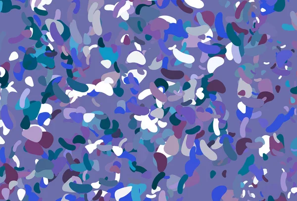 Bleu Clair Texture Vectorielle Rouge Avec Des Formes Aléatoires — Image vectorielle