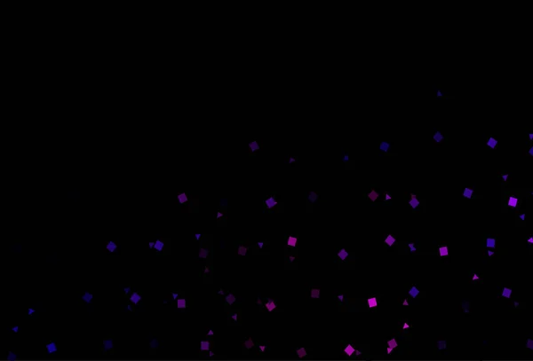Σκούρο Μωβ Ροζ Διανυσματικό Πρότυπο Κρύσταλλα Κύκλους Τετράγωνα — Διανυσματικό Αρχείο