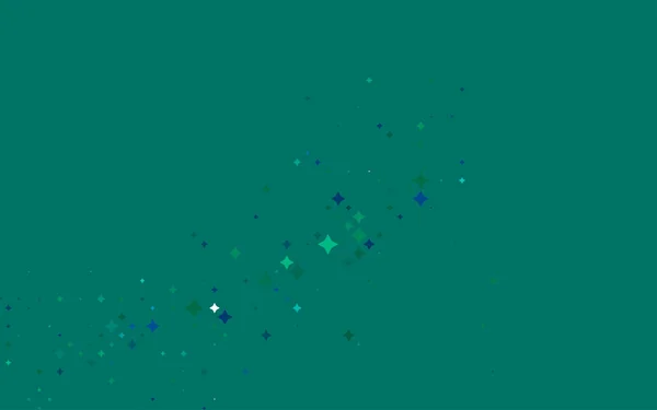 コピースペースのある星と抽象的な背景 — ストックベクタ