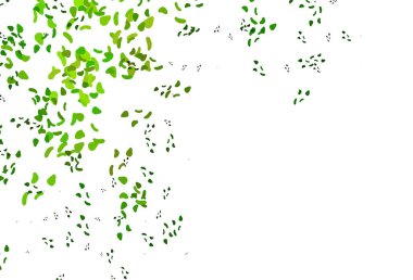 Memphis şekilli açık yeşil vektör şablonu.