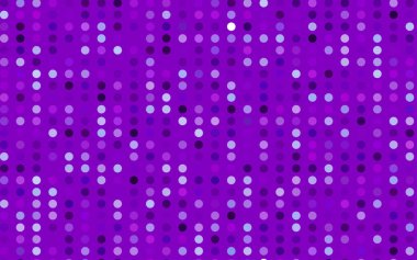 Kristallerle, dairelerle, karelerle vektör şablonu. Renkli noktaları, çizgileri, küpleri olan soyut çizimler. İş ilanları, broşürler, broşürler için desen