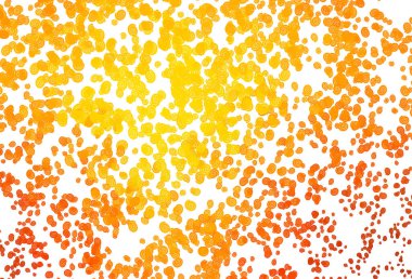 Kabarcık şekilli Açık Turuncu vektör şablonu.