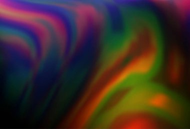 Koyu Çoklu Renk, Gökkuşağı vektör arkaplanı eğimli çizgiler.