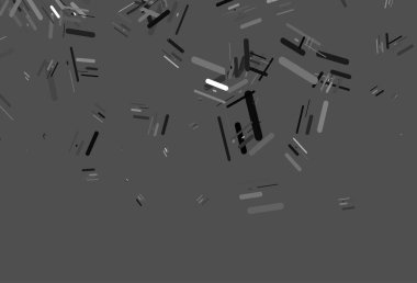 Açık Gümüş, düz çizgileri olan gri vektör arkaplanı.