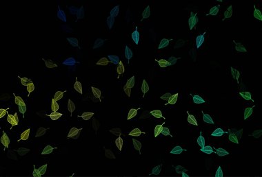 Koyu mavi, sarı vektör karalama örtüsü.