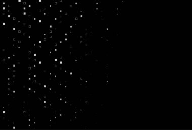 Koyu Gümüş, dikdörtgenli gri vektör düzeni, kareler.