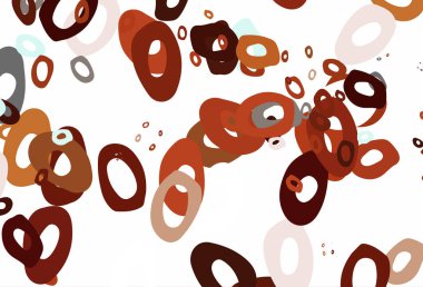 Küreli açık kırmızı vektör deseni.