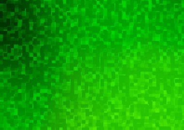 Açık yeşil vektör deseni kare biçiminde. Soyut arkaplanda dikdörtgenler ve renkli gradyanlar. Şablon bir arkaplan olarak kullanılabilir.