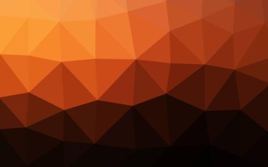 turuncu soyut üçgen arkaplan, vektör illüstrasyonu    