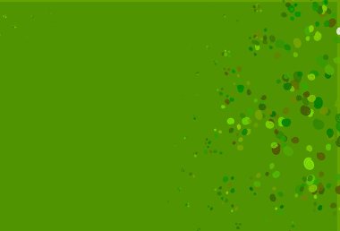 Bükülmüş kurdeleli Açık Yeşil vektör arkaplanı.