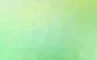 açık yeşil soyut üçgen arkaplan, vektör çizimi    