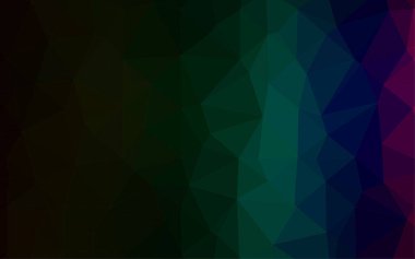 koyu soyut üçgen arkaplan, vektör illüstrasyonu    