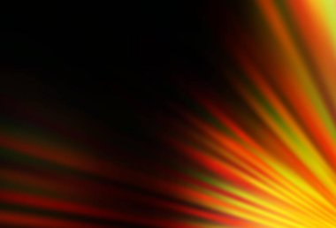 Koyu sarı, turuncu vektör arkaplan ve düz çizgiler. Soyut şablondaki çizgilerle dekoratif parlak çizimler. Reklamlar, posterler, afişler için desen.