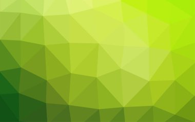 açık yeşil soyut üçgen arkaplan, vektör çizimi    