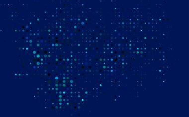 Kristallerle, dairelerle, karelerle vektör şablonu. Renkli noktaları, çizgileri, küpleri olan soyut çizimler. İş ilanları, broşürler, broşürler için desen