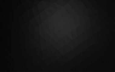 siyah soyut üçgen arkaplan, vektör illüstrasyonu    