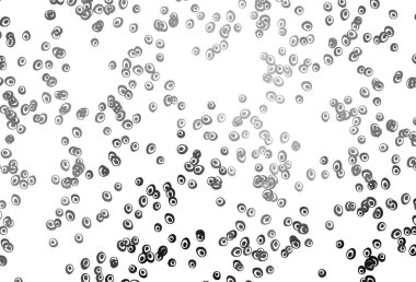 Açık Gümüş, daireli gri vektör şablonu.