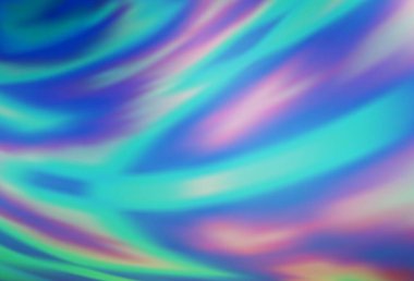 Işık Mavisi vektörü soyut parlak şablonu bulanıklaştırdı. Eğilimli zarif, parlak bir çizim. İş tasarımınız için yeni biçim.