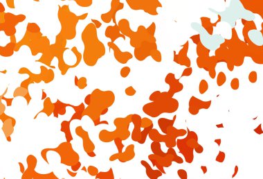 Rastgele biçimlerde Açık Turuncu vektör dokusu.