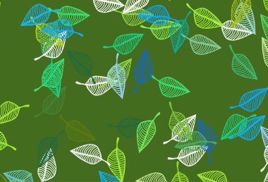 Açık Mavi, Sarı vektör el boyaması desen.