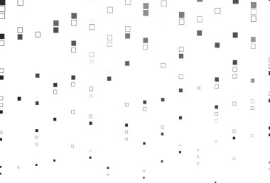 Açık Gümüş, kristalli gri vektör deseni, dikdörtgenler.