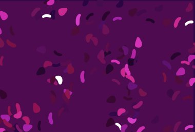 Memphis şekilli açık pembe vektör şablonu.