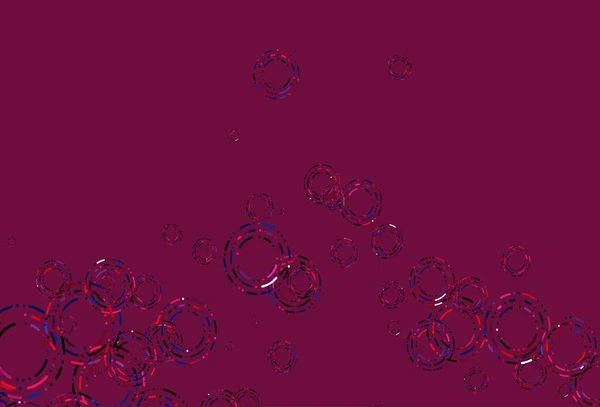 ライトブルー 円形状の赤いベクトルレイアウト — ストックベクタ