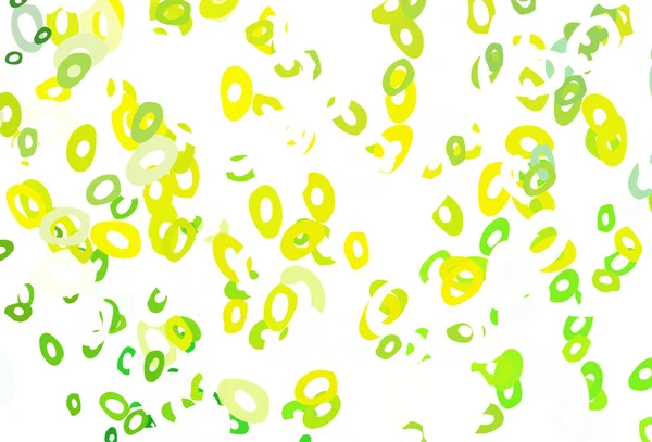 Светло Зеленый Желтый Векторный Отрезок Точками — стоковый вектор
