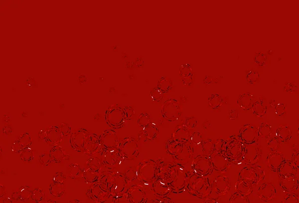 Luz Fondo Vector Rojo Con Burbujas — Vector de stock