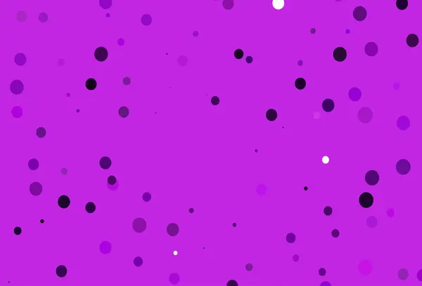 Light Purple Vektor Hintergrund Mit Blasen — Stockvektor