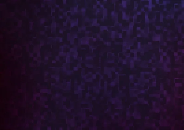 Fond Vectoriel Violet Foncé Avec Rectangles Carrés Illustration Abstraite Moderne — Image vectorielle