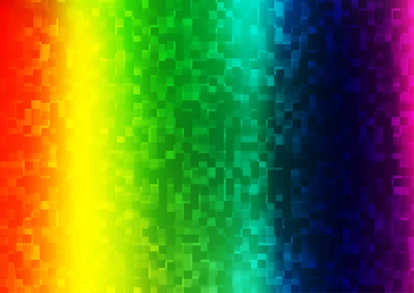 Leichte Mehrfarbige Regenbogen Vektorhülle Polygonalen Stil — Stockvektor