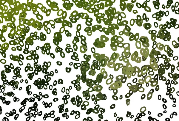 Modèle Vectoriel Vert Foncé Avec Sphères — Image vectorielle