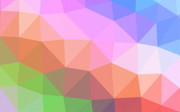 Fundo Triangular Abstrato Colorido Ilustração Vetorial — Vetor de Stock