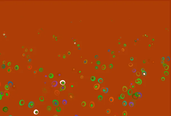 Lumière Multicolore Motif Vectoriel Arc Ciel Avec Sphères — Image vectorielle