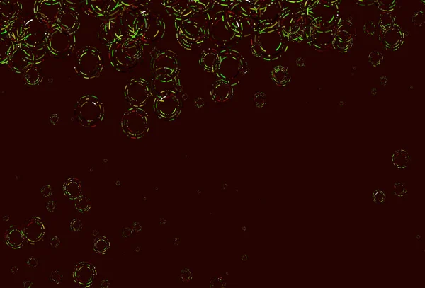 带球体的浅绿色 红色矢量图案 — 图库矢量图片