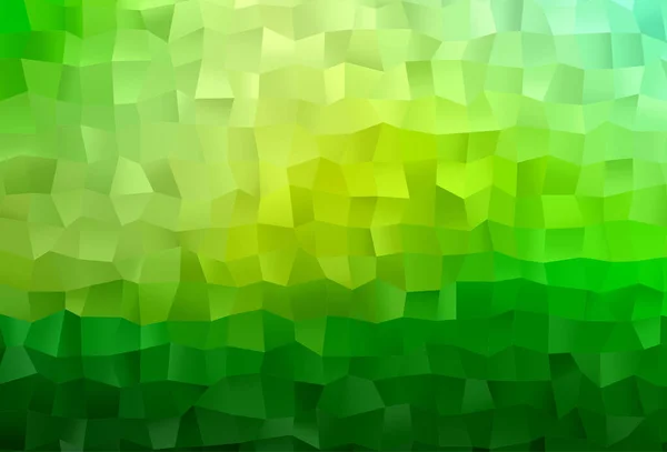 Light Green Vector Abstract Mosaic Pattern — Stock Vector