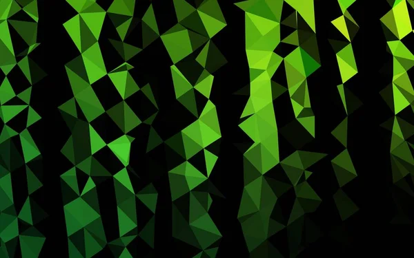 Fondo Triangular Abstracto Verde Ilustración Vectorial — Archivo Imágenes Vectoriales