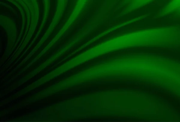 Světle Zelená Vektorová Šablona Čárami Ovály — Stockový vektor