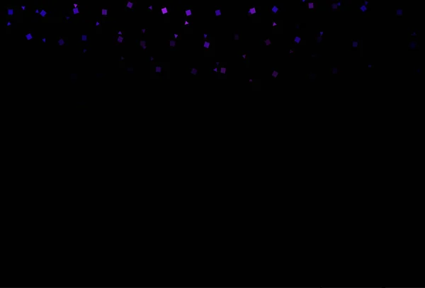 Темно Фіолетове Векторне Компонування Колами Лініями Прямокутниками — стоковий вектор