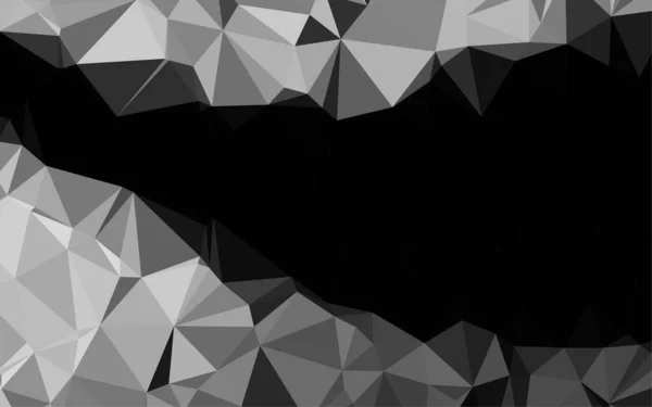Fundo Triangular Abstrato Cinzento Ilustração Vetorial — Vetor de Stock