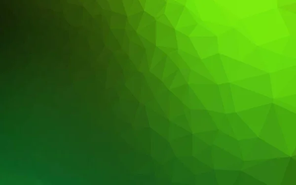 Zelené Abstraktní Trojúhelníkové Pozadí Vektorová Ilustrace — Stockový vektor