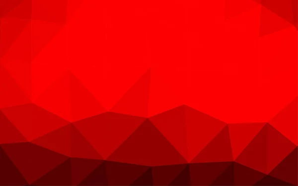 Fondo Triangular Abstracto Rojo Ilustración Vectorial — Vector de stock