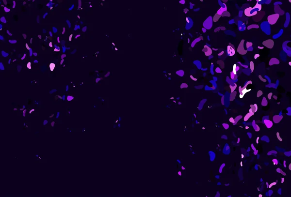 Luz Fondo Vector Púrpura Con Formas Abstractas — Vector de stock
