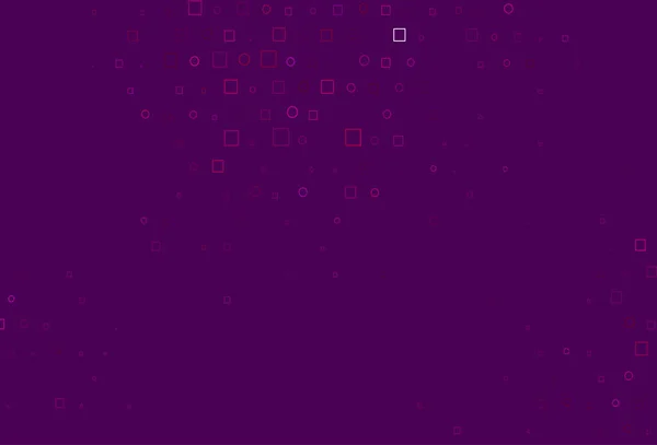 Фиолетовый Вектор Круговыми Точками Кубиками — стоковый вектор