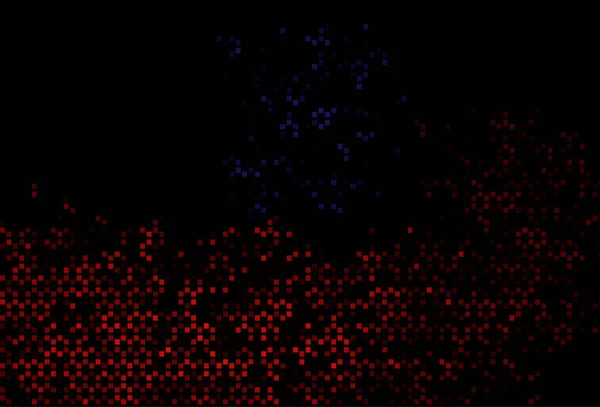 ダークブルー 長方形のスタイルの赤ベクトルテクスチャ — ストックベクタ