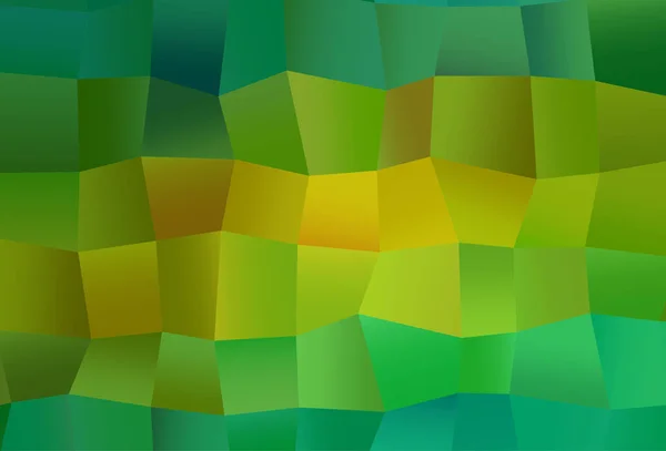 Hellgrüne Gelbe Vektorhülle Polygonalen Stil — Stockvektor